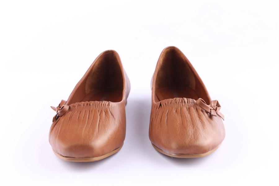 D.moro Shoes Women Leather Ballet For Summer: C600 Tan (Wholesale)