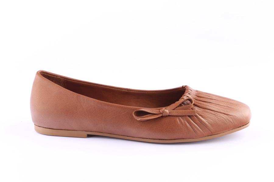d.moro shoes Women Leather Ballet for Summer: C600 Tan (Wholesale)
