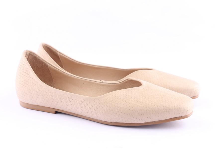 D.moro Shoes Women Leather Ballet For Summer: C604 Beige (Wholesale)