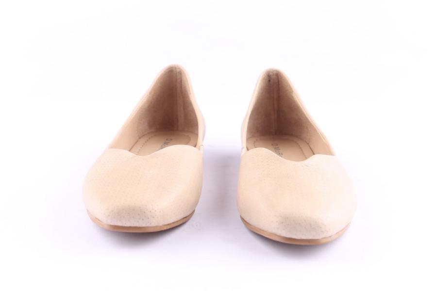 D.moro Shoes Women Leather Ballet For Summer: C604 Beige (Wholesale)