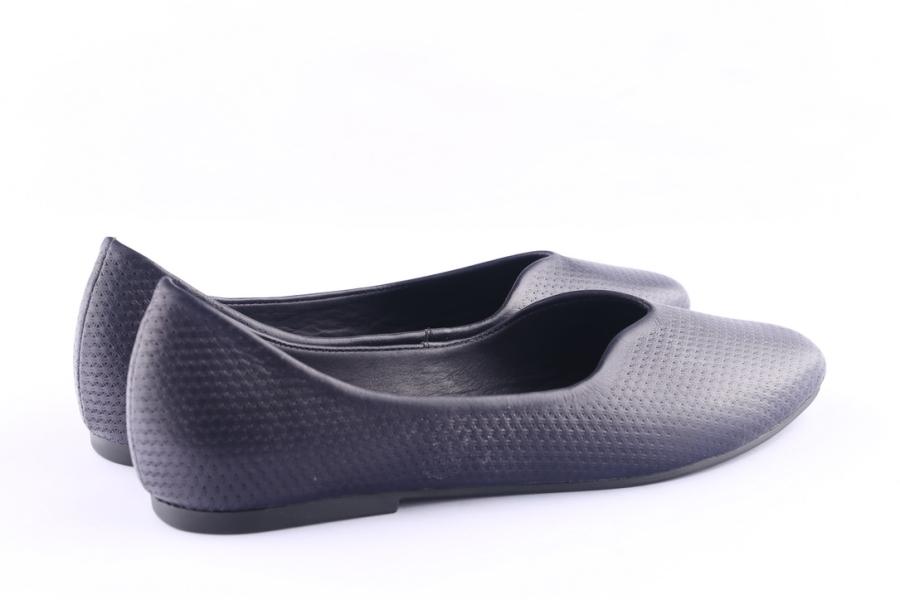 D.moro Shoes Women Leather Ballet For Summer: C604 Navy Blue (Wholesale)