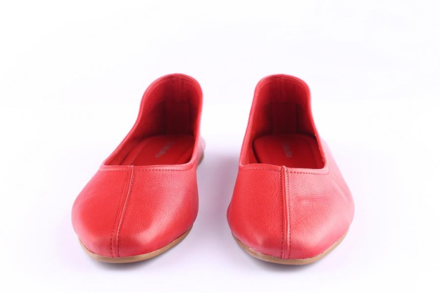 D.moro Shoes Women Leather Ballet For Summer: C617 Red (Wholesale)