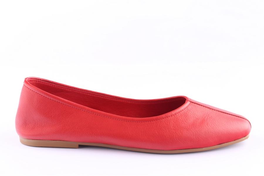 d.moro shoes Women Leather Ballet for Summer: C617 Red (Wholesale)