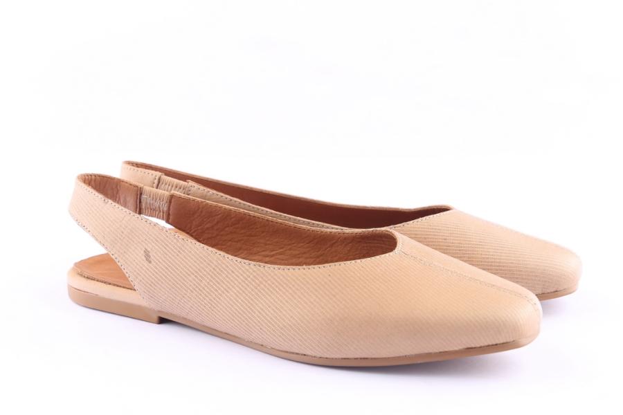 D.moro Shoes Women Leather Ballet For Summer: C621 Beige (Wholesale)