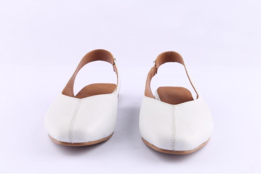 D.moro Shoes Women Leather Ballet For Summer: C621 White (Wholesale)
