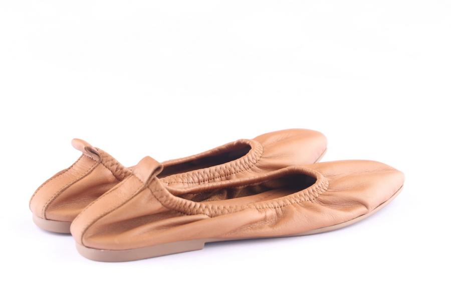 D.moro Shoes Women Leather Ballet For Summer: C623 Tan (Wholesale)