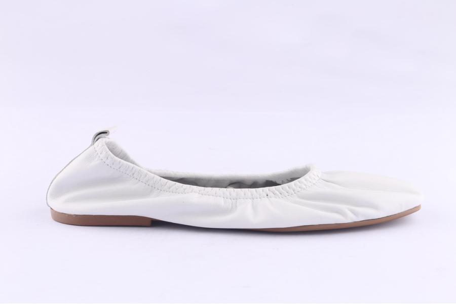 d.moro shoes Women Leather Ballet for Summer: C623 White (Wholesale)