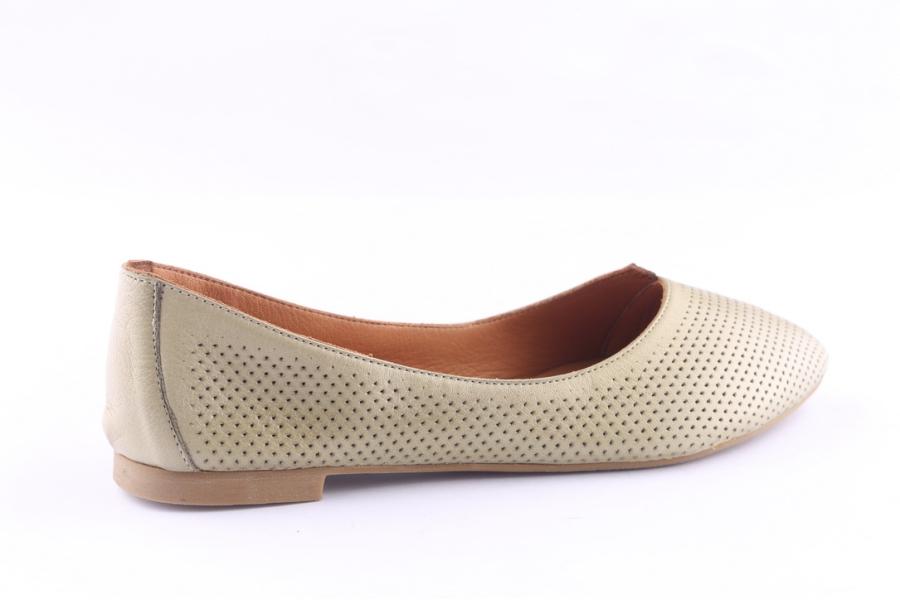 D.moro Shoes Women Leather Ballet For Summer: ERJ-2450 Khaki (Wholesale)