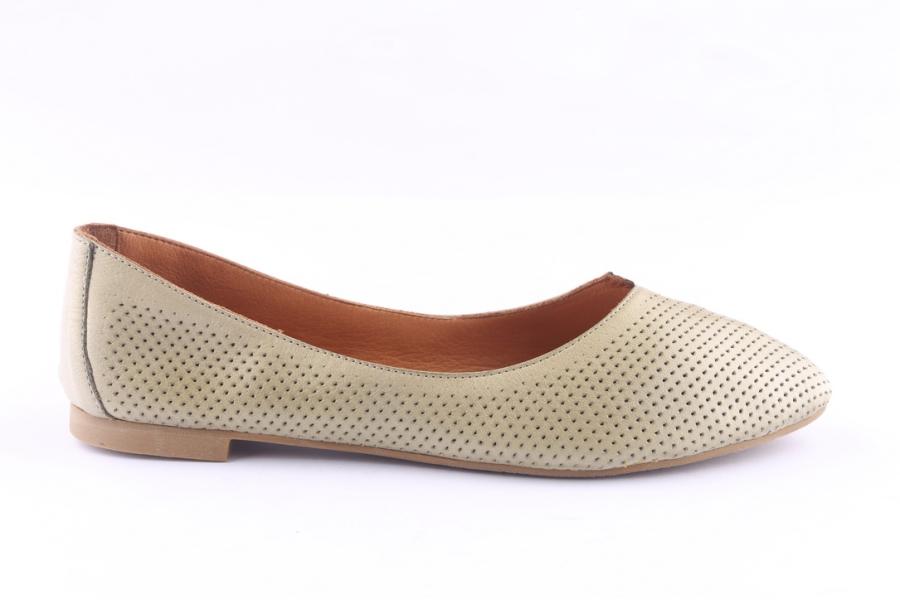 d.moro shoes Women Leather Ballet for Summer: ERJ-2450 Khaki (Wholesale)