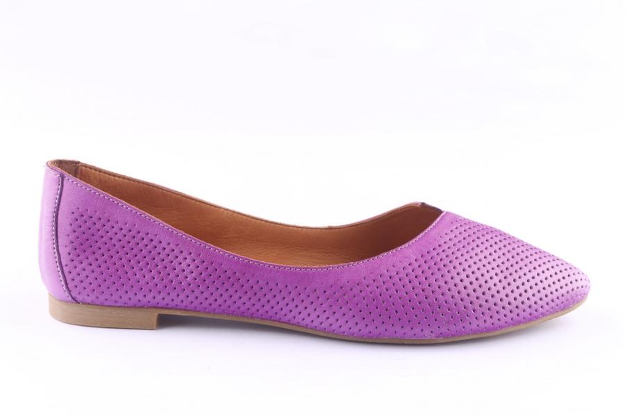 d.moro shoes Women Leather Ballet for Summer: ERJ-2450 Purple (Wholesale)