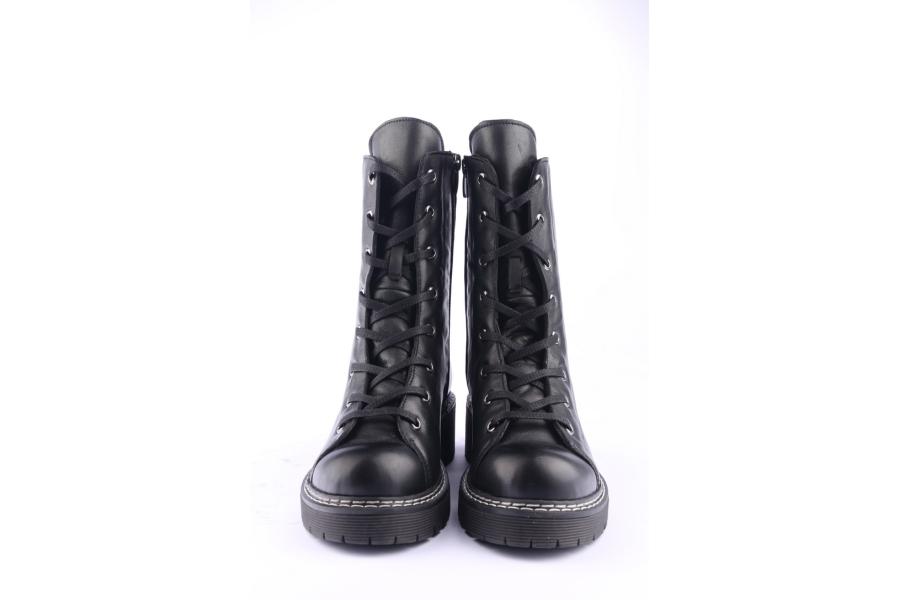 D.moro Shoes Women Leather BOOTS For Winter: 20606 Black (Wholesale)