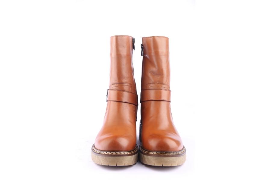 D.moro Shoes Women Leather BOOTS For Winter: 20610 Tan (Wholesale)