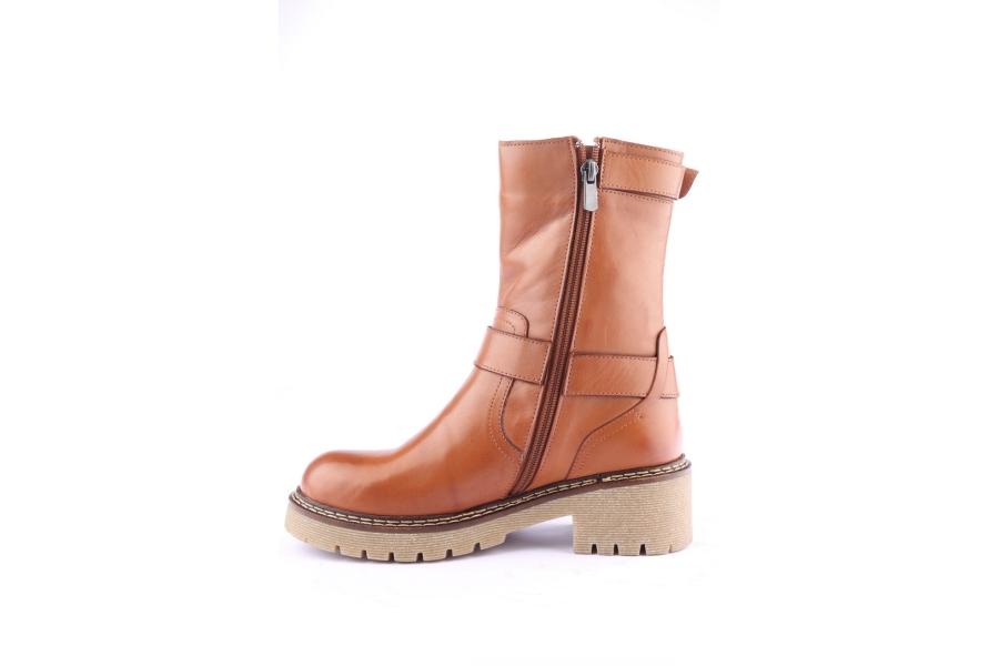 D.moro Shoes Women Leather BOOTS For Winter: 20610 Tan (Wholesale)