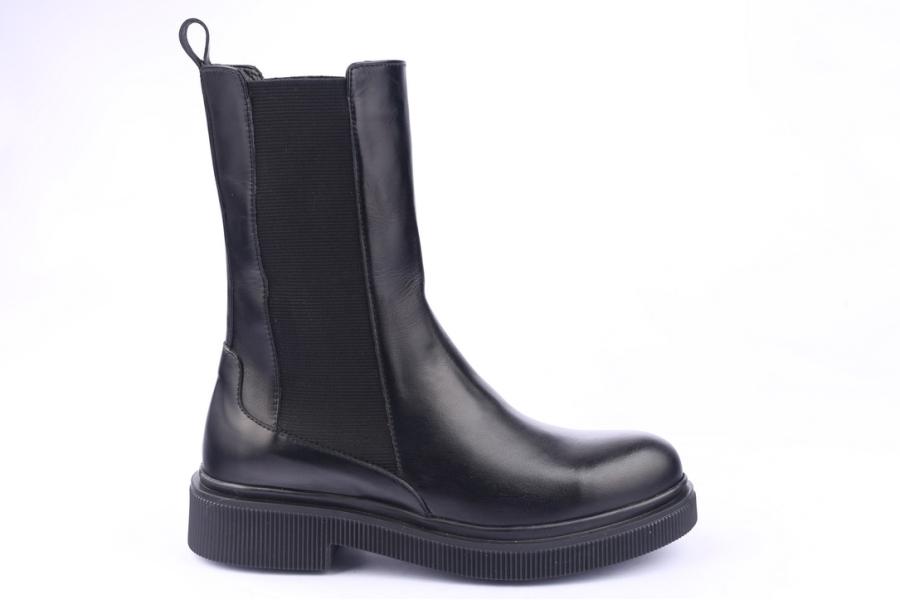 d.moro shoes Women Leather BOOTS for Winter: 506B Black (Wholesale)