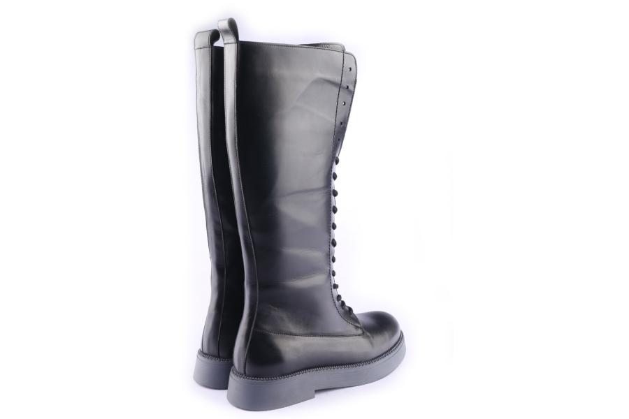 D.moro Shoes Women Leather BOOTS For Winter: 545L Black (Wholesale)