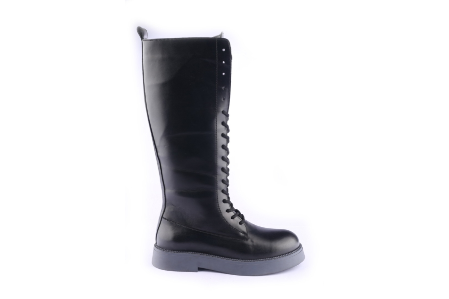d.moro shoes Women Leather BOOTS for Winter: 545L Black (Wholesale)