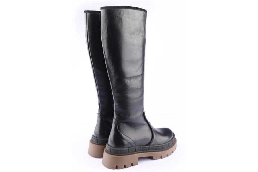 D.moro Shoes Women Leather BOOTS For Winter: 559E Black (Wholesale)