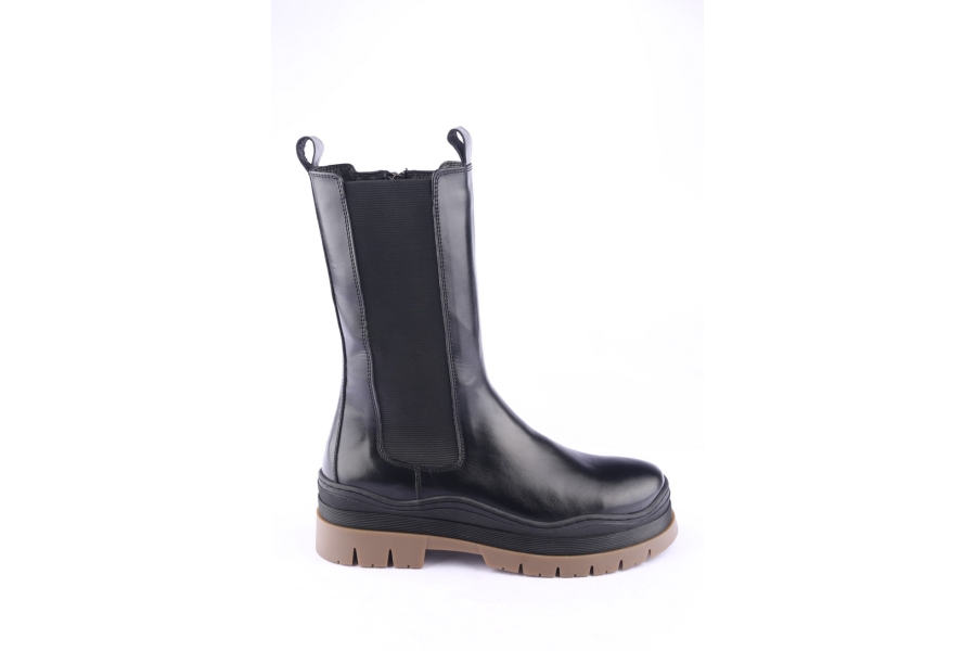 d.moro shoes Women Leather BOOTS for Winter: 564A Black (Wholesale)