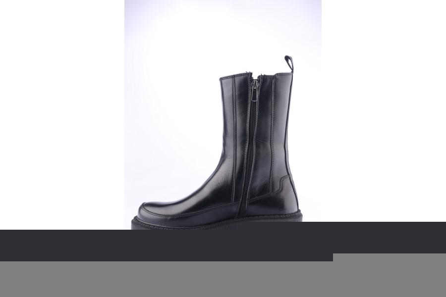 D.moro Shoes Women Leather BOOTS For Winter: 657C Black (Wholesale)