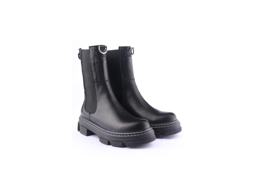 D.moro Shoes Women Leather BOOTS For Winter: 9804 Black (Wholesale)
