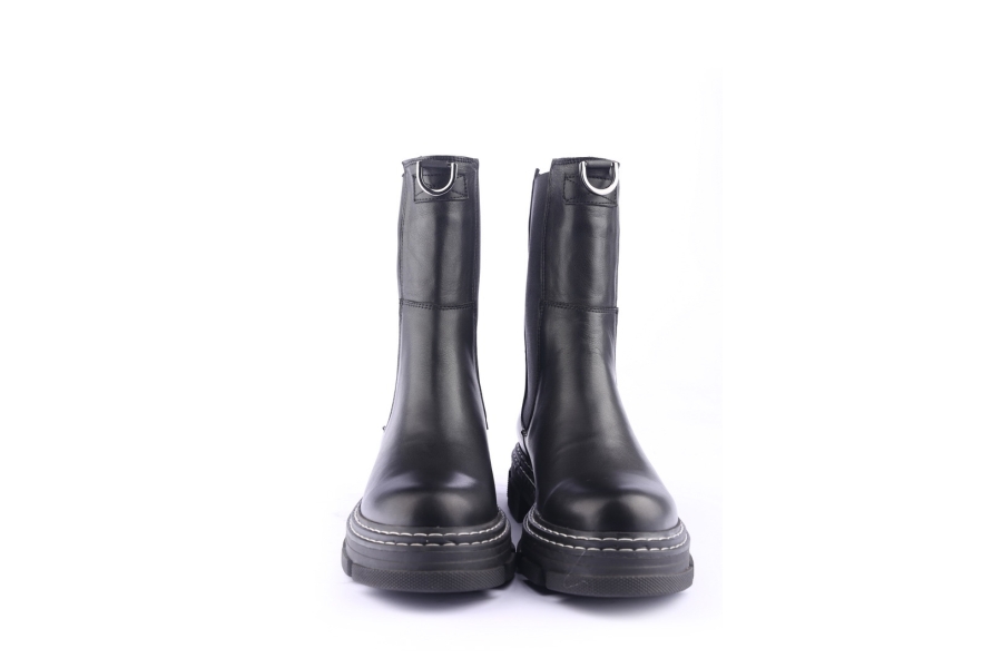 D.moro Shoes Women Leather BOOTS For Winter: 9804 Black (Wholesale)