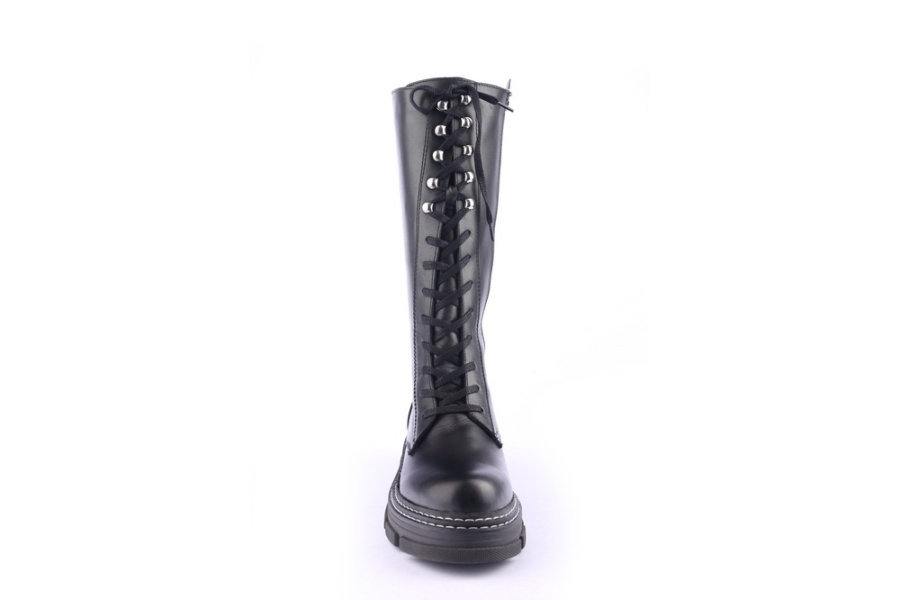 D.moro Shoes Women Leather Boots For Winter: 9806 Black (Wholesale)