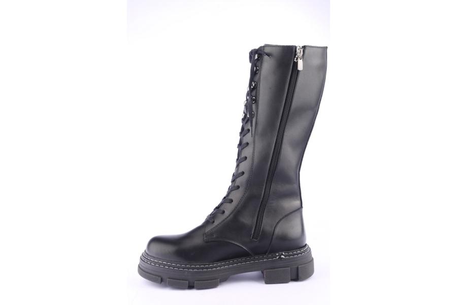 D.moro Shoes Women Leather Boots For Winter: 9806 Black (Wholesale)