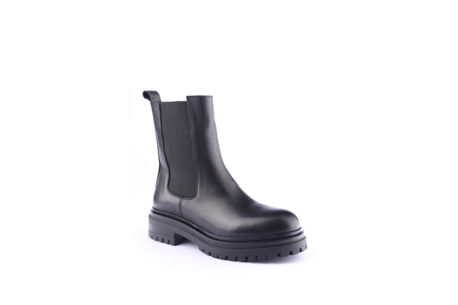 D.moro Shoes Women Leather BOOTS For Winter: LAURA5 Black (Wholesale)