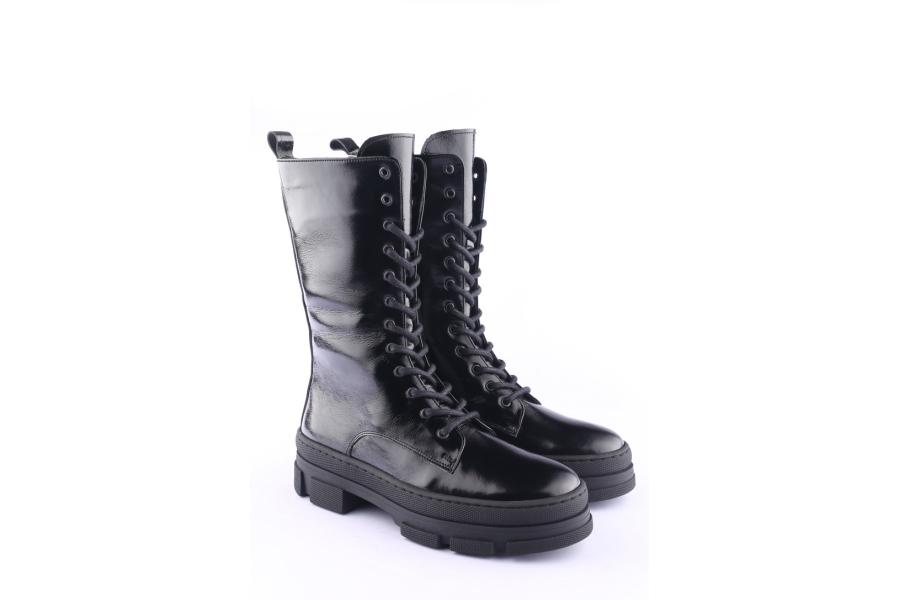 D.moro Shoes Women Leather BOOTS For Winter: SEUL1 Black (Wholesale)
