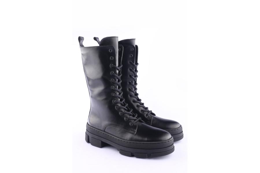D.moro Shoes Women Leather BOOTS For Winter: SEUL1 Black (Wholesale)