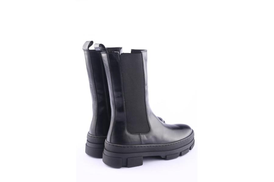 D.moro Shoes Women Leather BOOTS For Winter: SEUL4 Black (Wholesale)