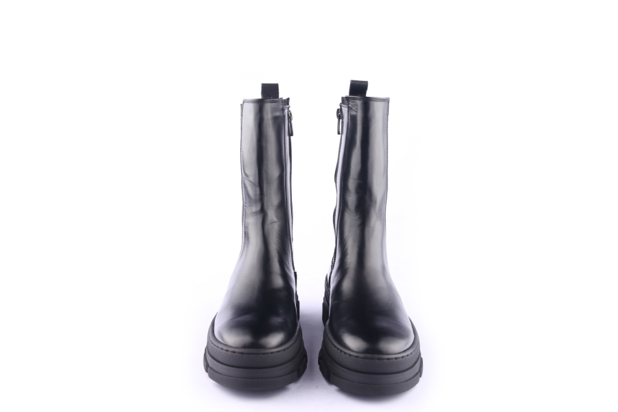 D.moro Shoes Women Leather BOOTS For Winter: SEUL4 Black (Wholesale)