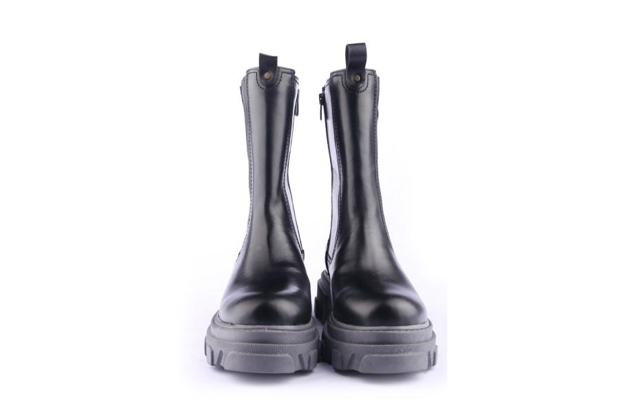 D.moro Shoes Women Leather BOOTS For Winter: Z-1300 Black (Wholesale)