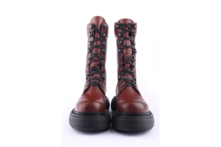 D.moro Shoes Women Leather BOOTS For Winter: Z-1402 Burgundy (Wholesale)
