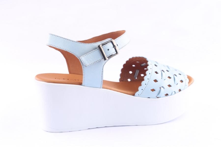 D.moro Shoes Women Leather P. Sandals For Summer: 0011 Baby Blue (Wholesale)