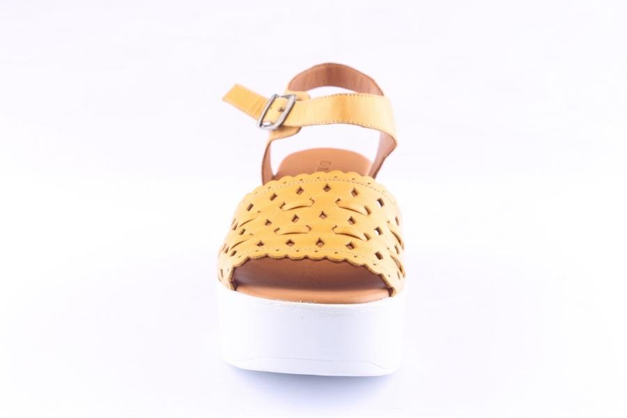 D.moro Shoes Women Leather P. Sandals For Summer: 0011 Yellow (Wholesale)