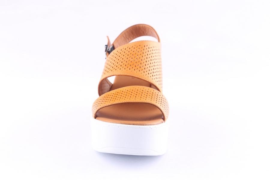 D.moro Shoes Women Leather P. Sandals For Summer: 0015 Orange (Wholesale)