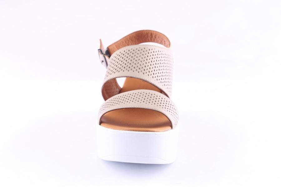 D.moro Shoes Women Leather P. Sandals For Summer: 0015 Powder (Wholesale)