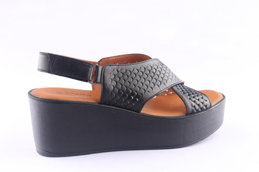 D.moro Shoes Women Leather P. Sandals For Summer: 0017 Black (Wholesale)