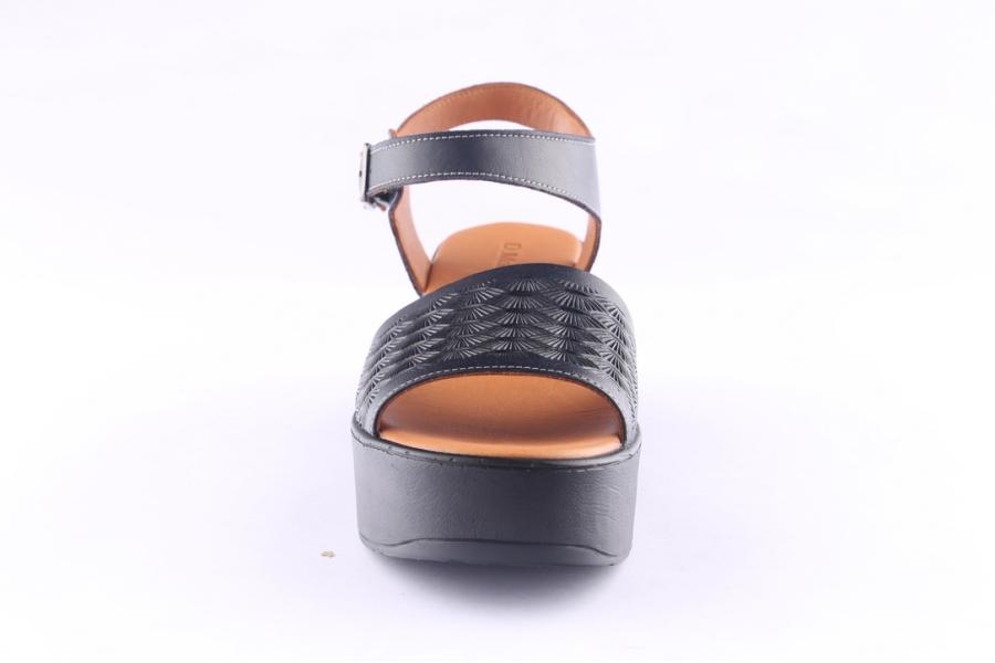 D.moro Shoes Women Leather P. Sandals For Summer: 0019 Navy Blue (Wholesale)