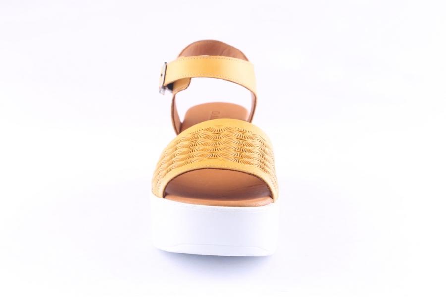 D.moro Shoes Women Leather P. Sandals For Summer: 0019 Yellow (Wholesale)