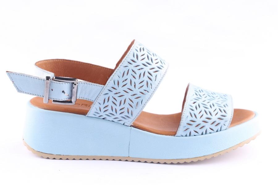d.moro shoes Women Leather P. Sandals for Summer: 1903 Baby Blue (Wholesale)