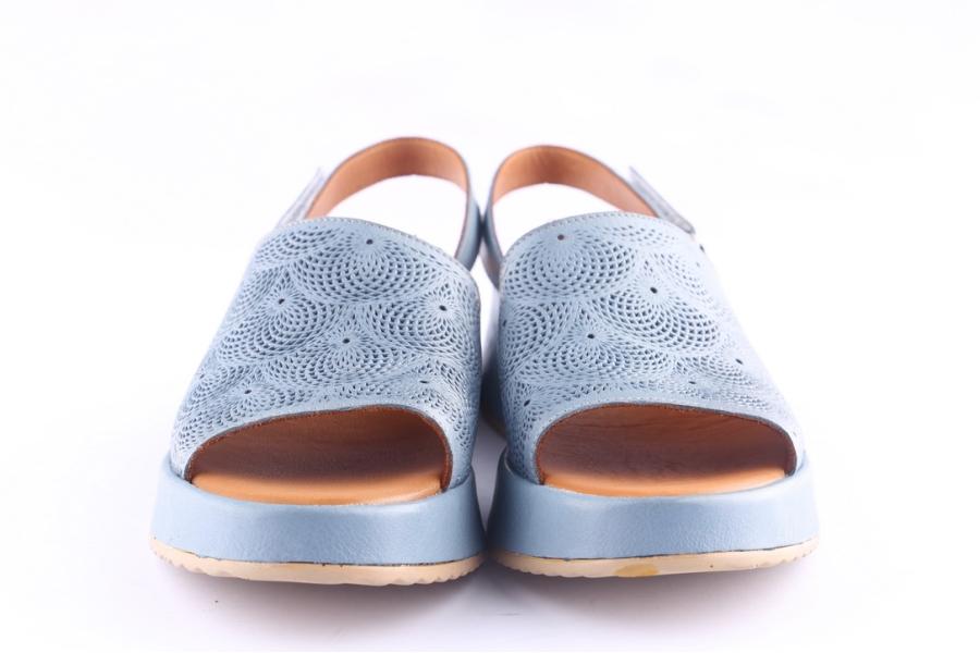 D.moro Shoes Women Leather P. Sandals For Summer: 1905 Jeans Blue (Wholesale)