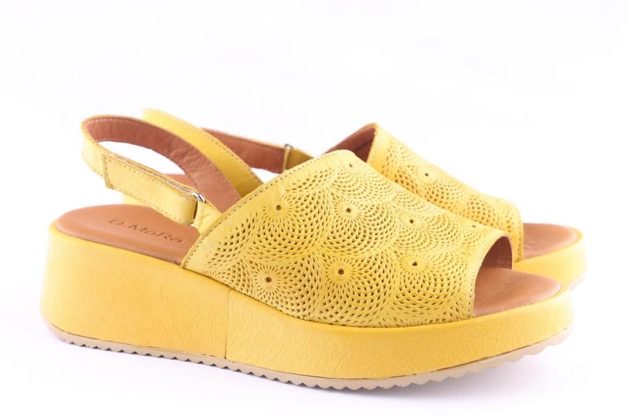 D.moro Shoes Women Leather P. Sandals For Summer: 1905 Yellow (Wholesale)