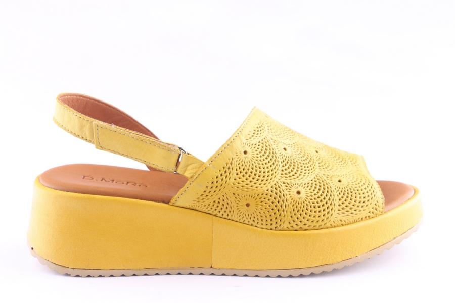 d.moro shoes Women Leather P. Sandals for Summer: 1905 Yellow (Wholesale)