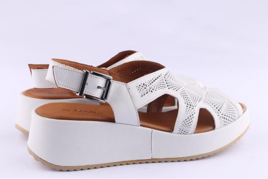 D.moro Shoes Women Leather P. Sandals For Summer: 1907 White (Wholesale)