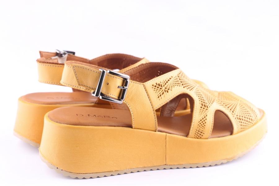 D.moro Shoes Women Leather P. Sandals For Summer: 1907 Yellow (Wholesale)
