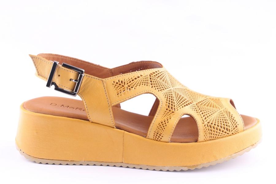 d.moro shoes Women Leather P. Sandals for Summer: 1907 Yellow (Wholesale)