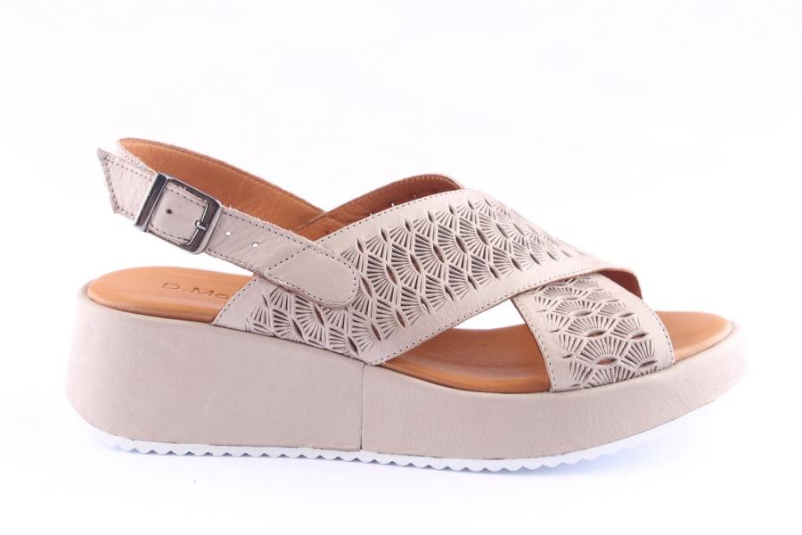 d.moro shoes Women Leather P. Sandals for Summer: 1909 Bone (Wholesale)