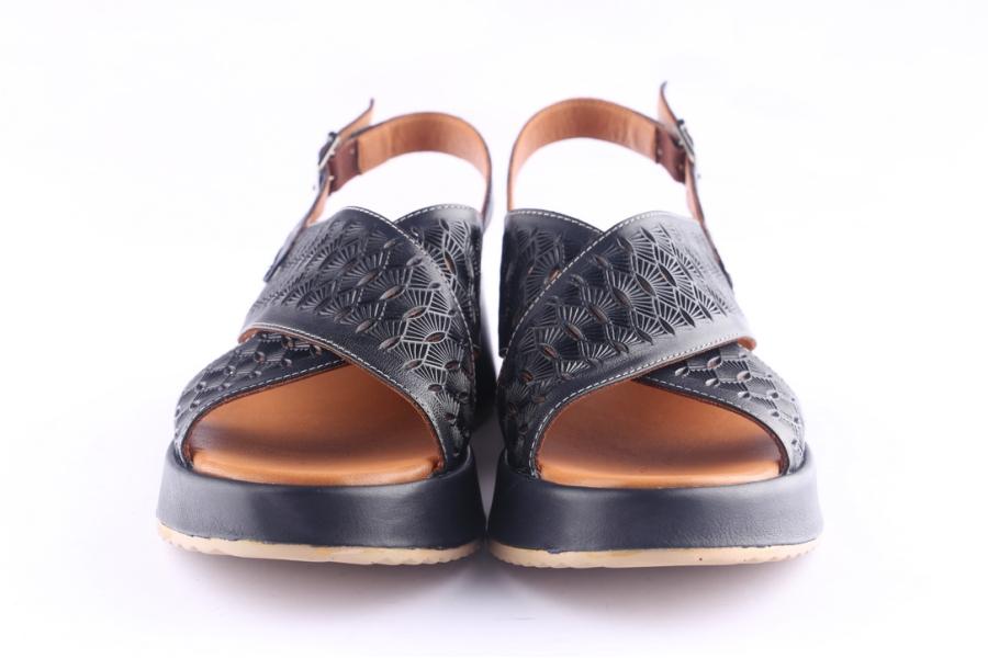 D.moro Shoes Women Leather P. Sandals For Summer: 1909 Navy Blue (Wholesale)